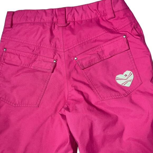 Burton Girls Kids XL Snow Wrangler Ski Snowboard Pants Waterproof Insulated Pink - Picture 14 of 15